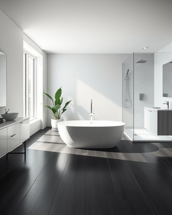 open concept bathroom advantages