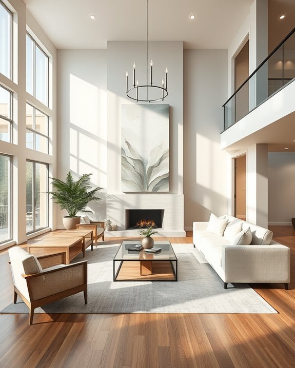 open flow living spaces