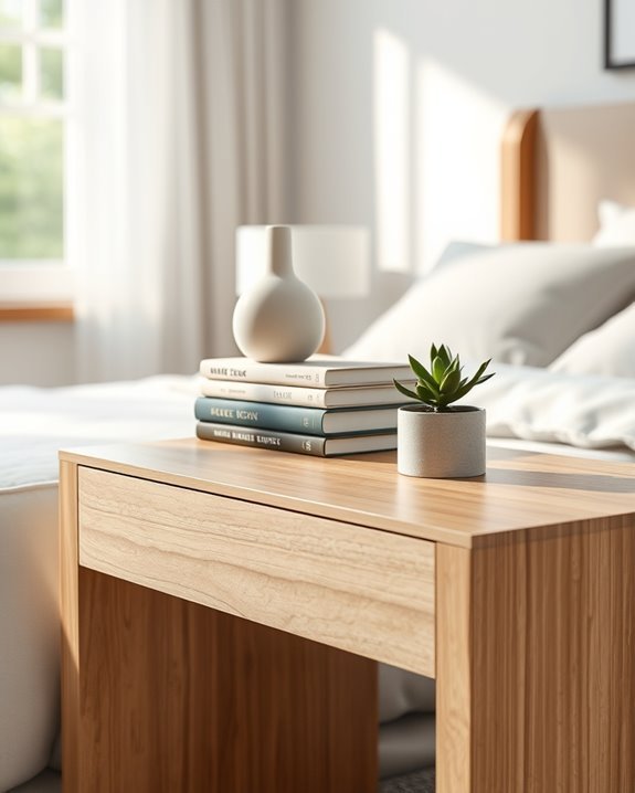open shelves for personalized storage