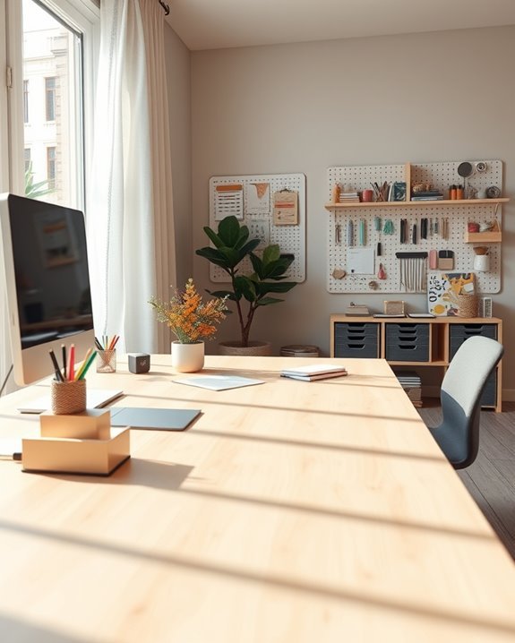 optimized workspace for productivity