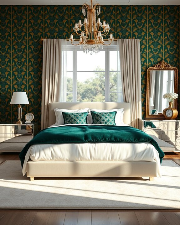 opulent art deco bedroom design
