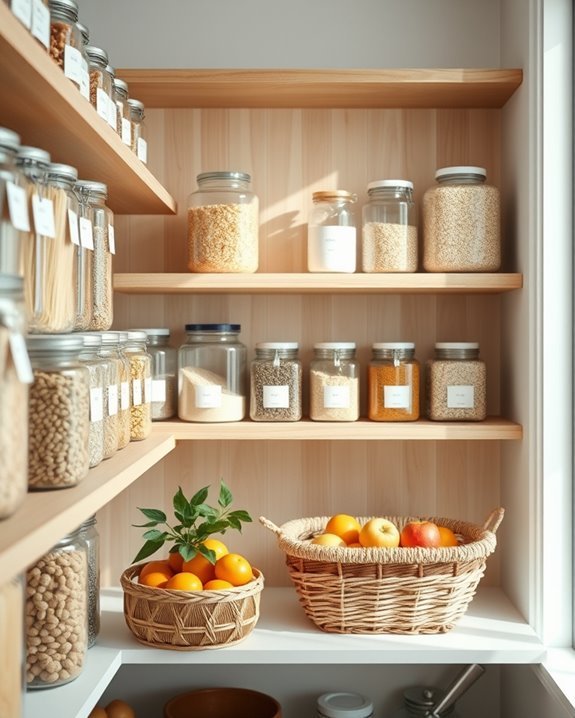 organize pantry for efficiency