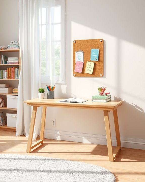 organized study desk essentials