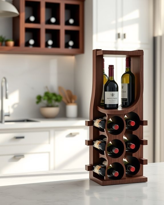 organized wine storage solution