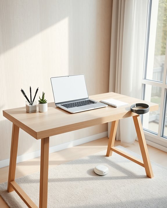organized workspace enhances focus