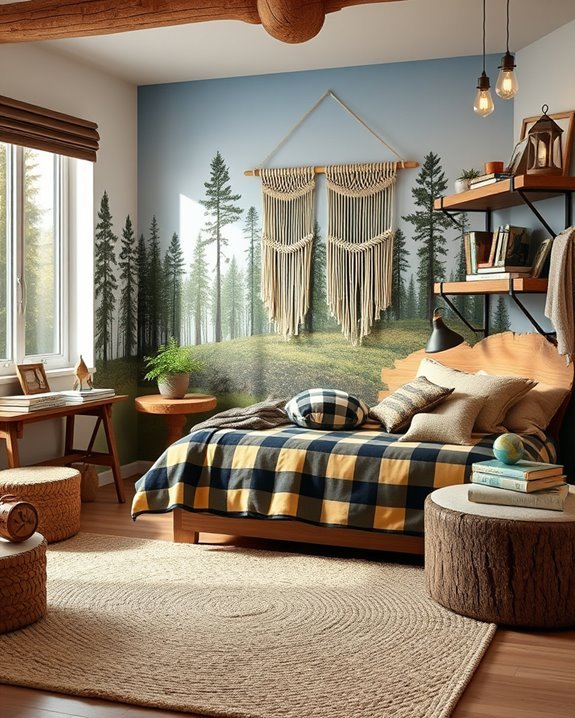 outdoor adventure bedroom decor