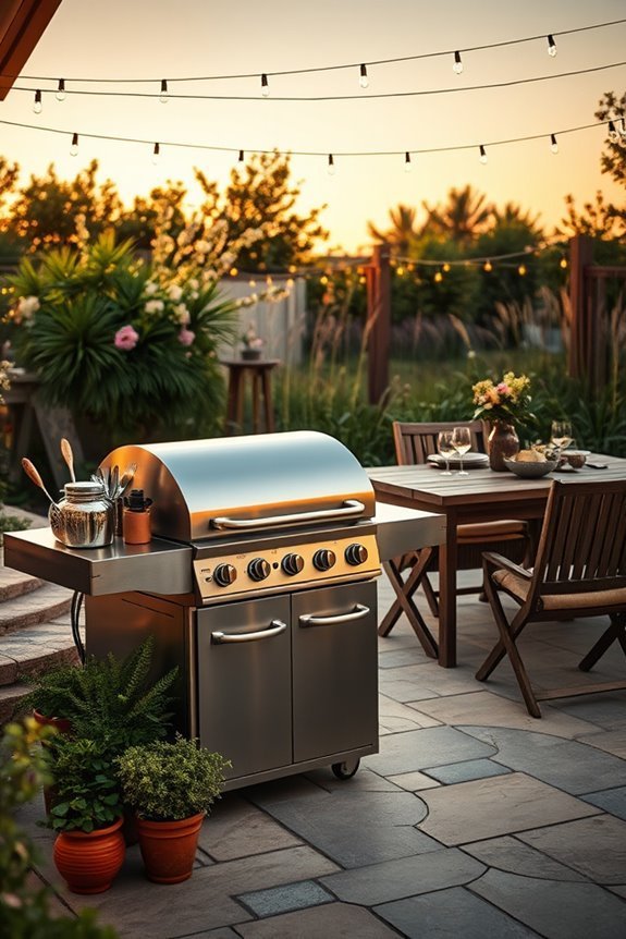 outdoor bbq grill enhancement