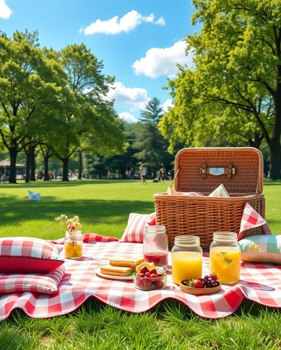 outdoor birthday picnic fun