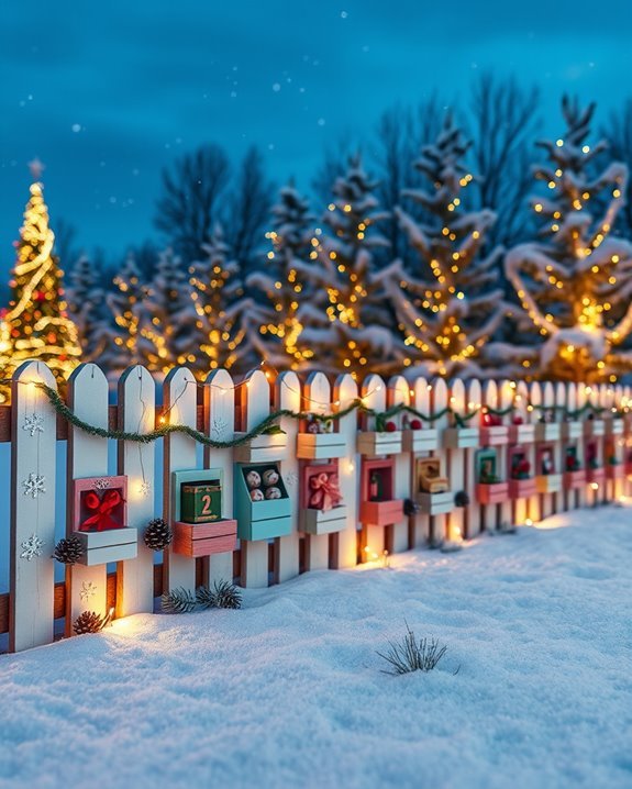outdoor christmas countdown calendar