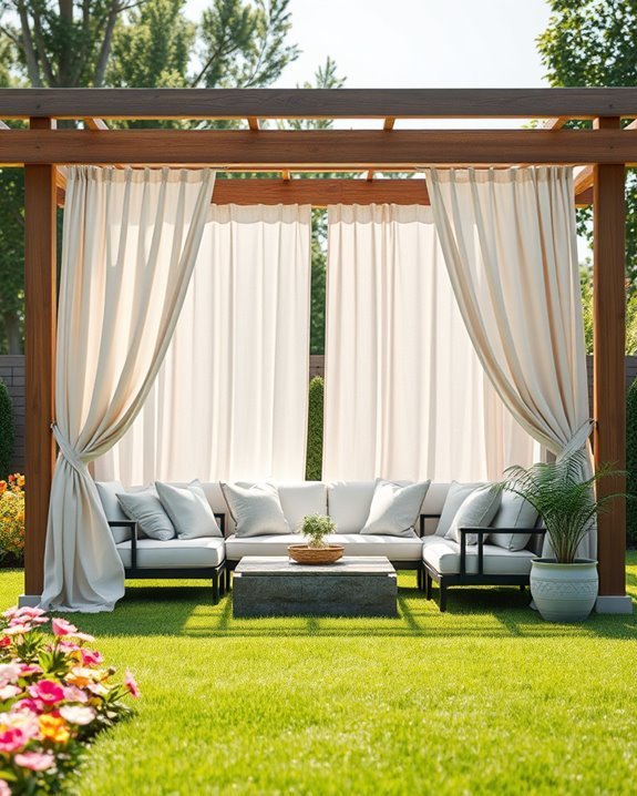 outdoor curtains for privacy
