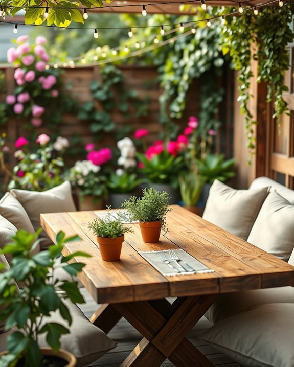 outdoor dining nook inspiration