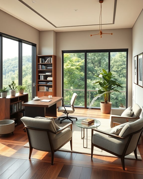 outdoor inspired office designs