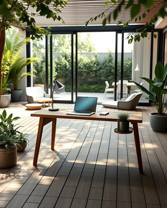 outdoor office transformation ideas