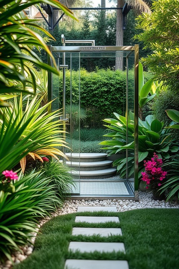 outdoor shower installation tips