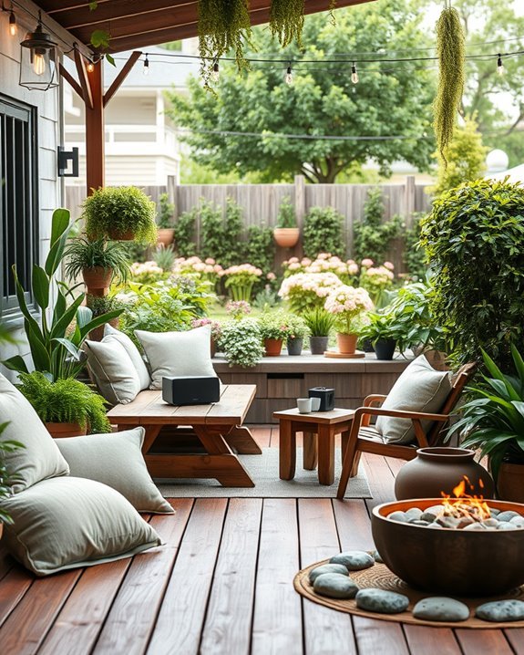 outdoor sound system setup