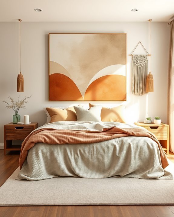 oversized vibrant art pieces