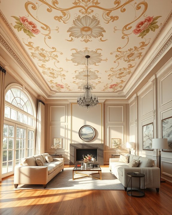 painted ceilings for personality