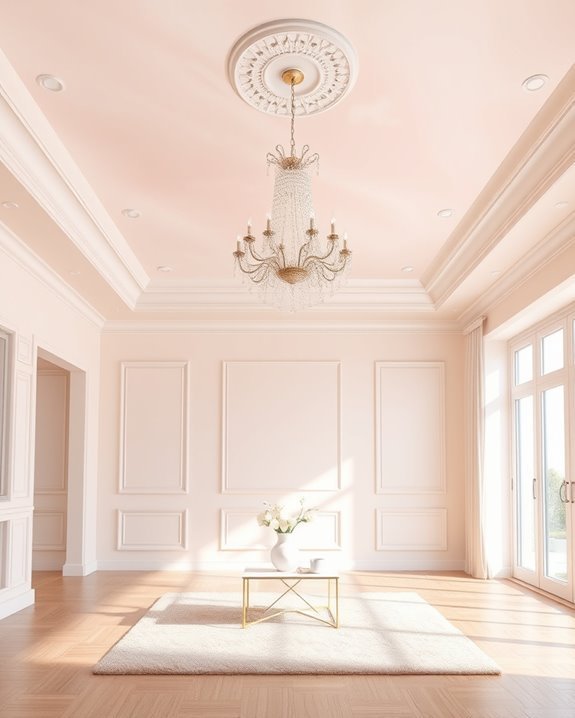 pale pink ceiling charm