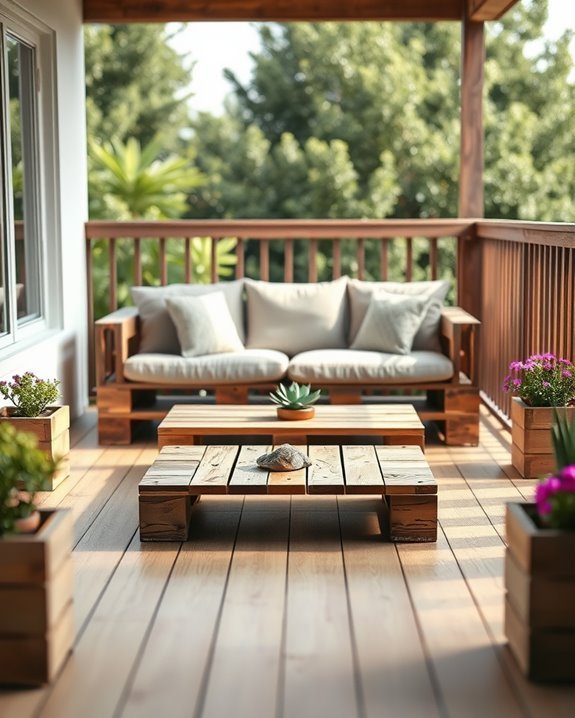 pallet furniture for outdoor comfort
