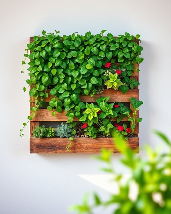 pallet planter vertical garden