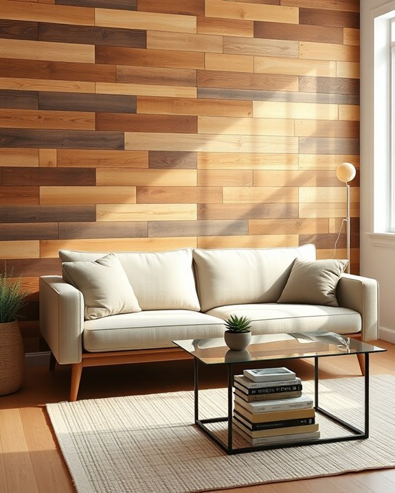 pallet wood accent wall