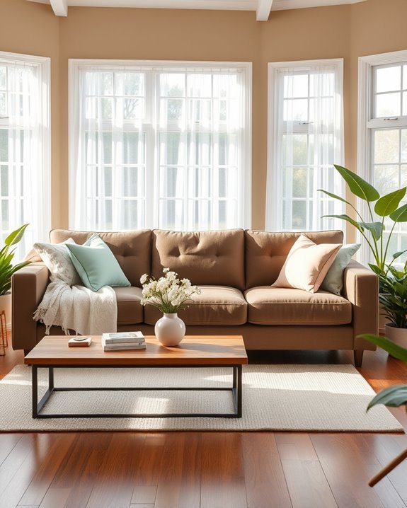 pastel accents for comfort