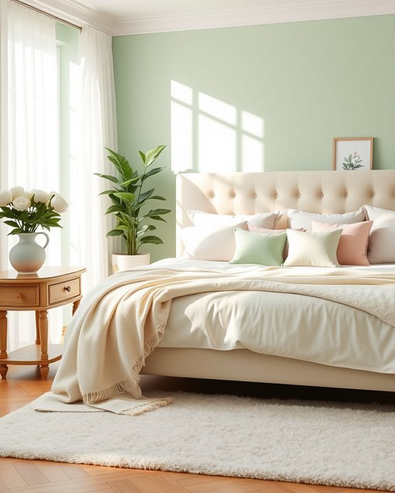 pastel colors create serenity