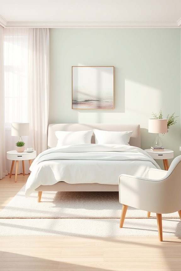 pastel hues promote tranquility