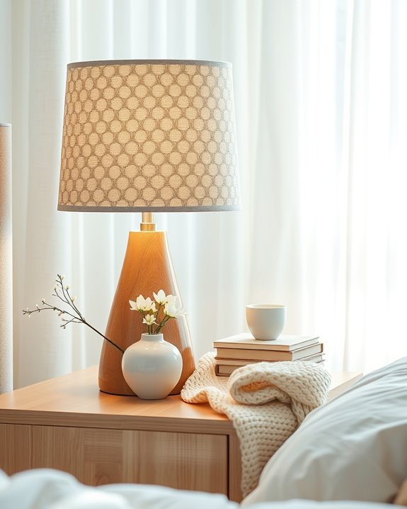 patterned lamps enhance decor