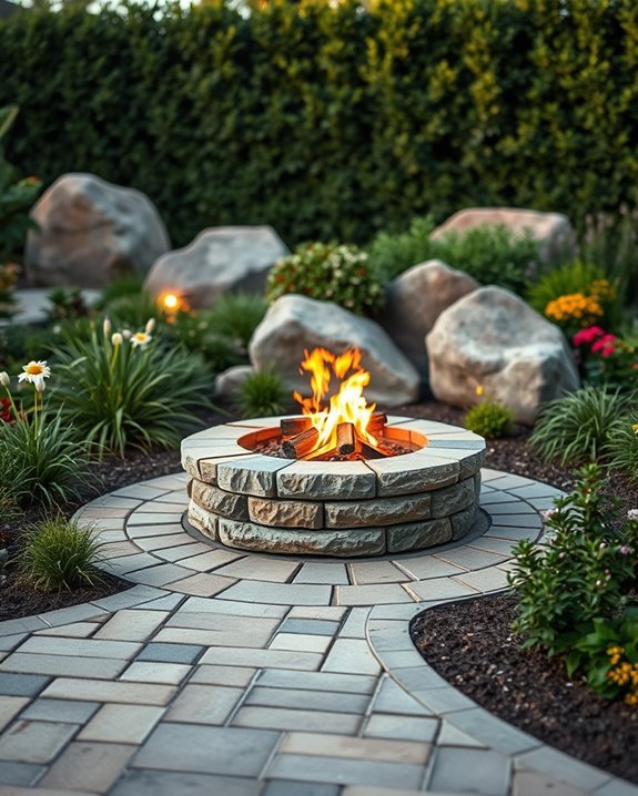 paver fire pit safety