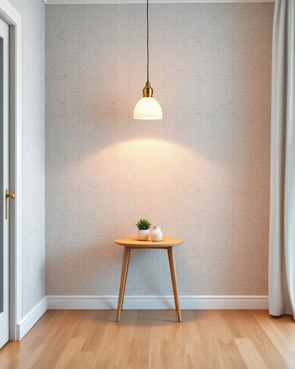 pendant lighting enhances ambiance