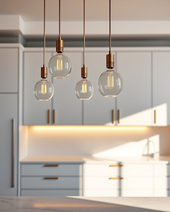 pendant lighting enhances functionality