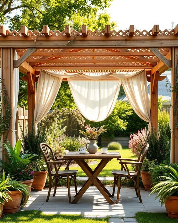 pergola design for shade