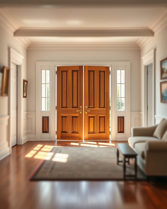 period style doors enhance authenticity
