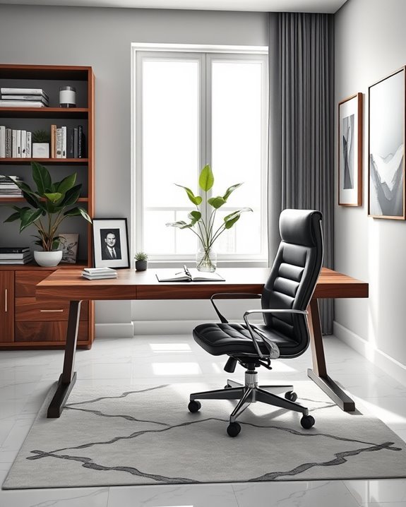 personal touches enhance workspace