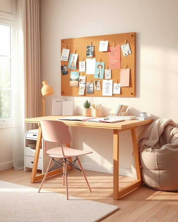 personalized and organized workspace