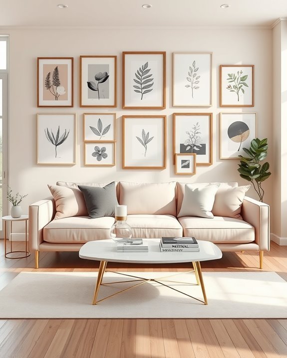 personalized art display ideas