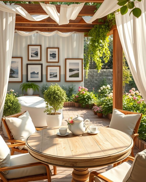 personalized backyard caf decor