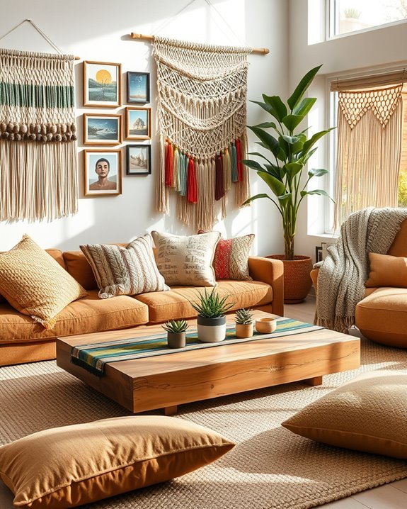 personalized boho living space