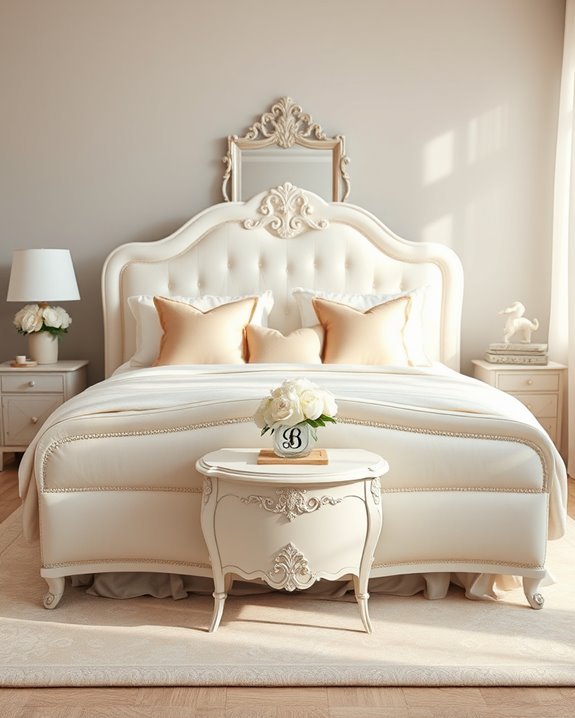 personalized bridal bedroom decor