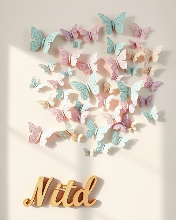 personalized butterfly name decor