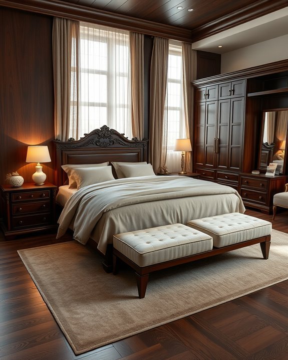 personalized cozy dark furniture