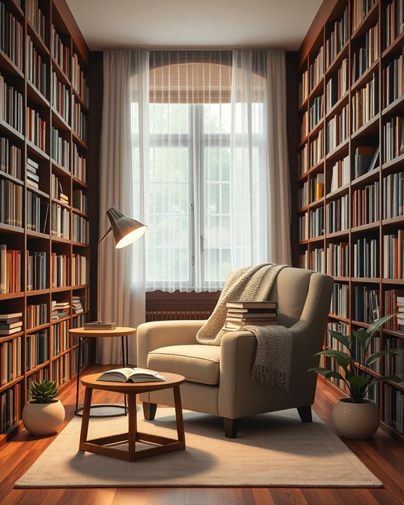 personalized cozy reading space