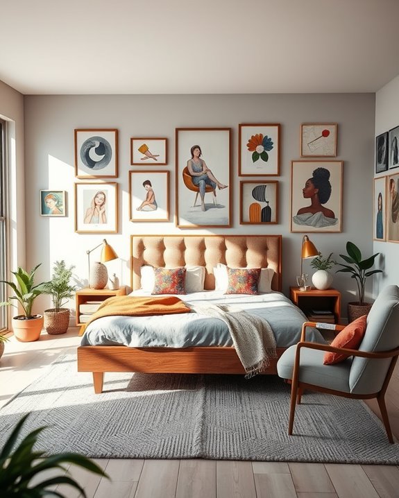 personalized creative workspace decor