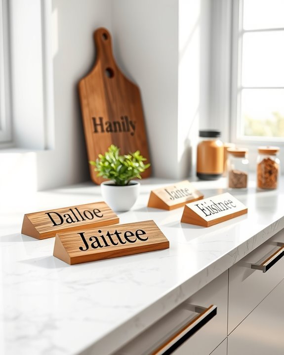 personalized decorative name plates