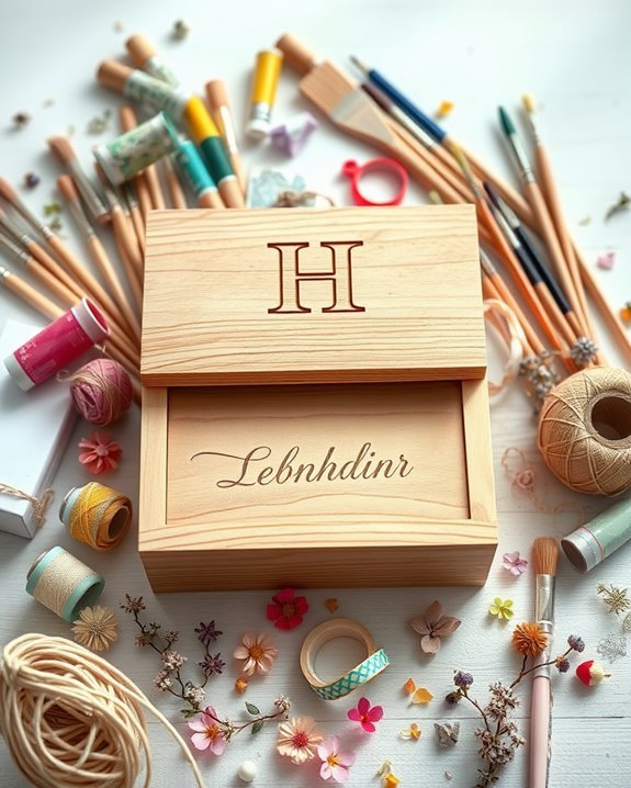 personalized decorative storage boxes