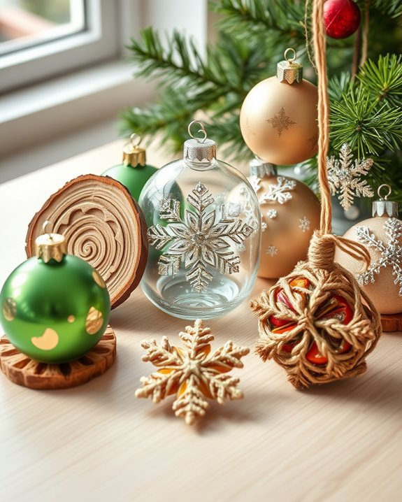 personalized diy holiday ornaments