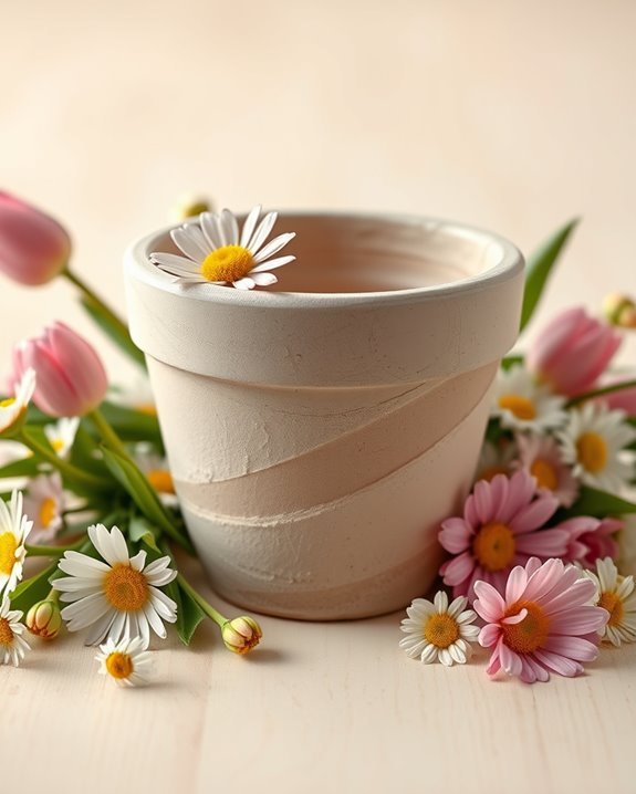 personalized easter flower pots