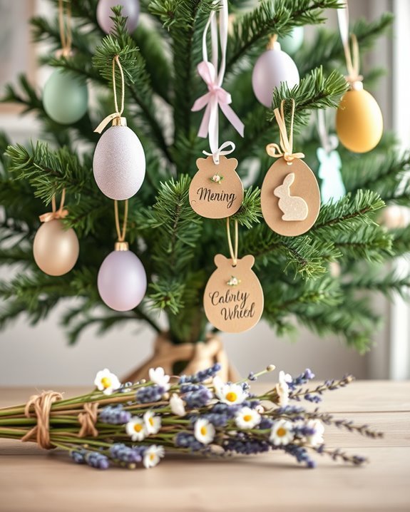 personalized easter tree tags