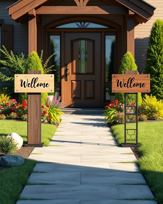 personalized front yard signs